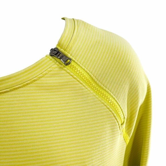 Under Armour Yellow Shoulder Zip Crewneck Pullover - Picture 4 of 5